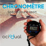 OcioDual Chronomètre Sport, Horloge numérique pour Entraîneurs, Montre Sport Homme Idéale pour Compétitions Et Tests, Minuteur C