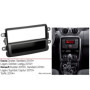 Sound-way Kit Montage Autoradio, Cadre Façade 1 DIN, Adaptateur Antenne, Cable Adaptateur Connecteur ISO, Compatible avec Dacia