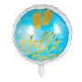Boland 53241 - Ballon gonflable Hello Boy - Diamètre : 45 cm - À remplir - À l'hélium - Pour fête prénatale, naissance, garçon, 