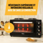 Tristar Four à convection avec 2 plaques chauffantes, Capacité : 38 L, 3100 W, Plaque de cuisson et gril, 90-230 ⁰C, adapté pour