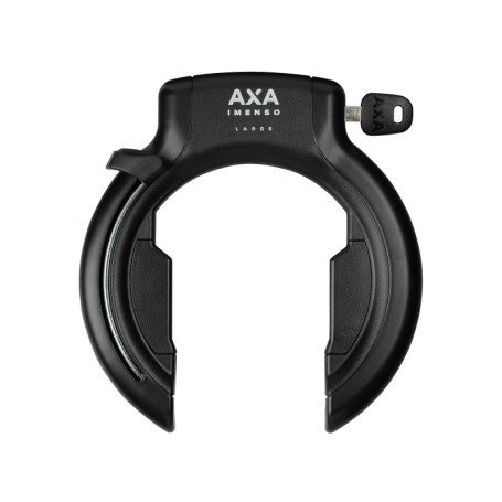 AXA Imenso Large Rétractable - Antivol Vélo - Cadenas - Niveau de Sécurité 12 - Combinable avec Serrure à larder - 75 mm