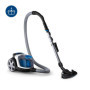 Philips PowerPro Compact Série 3000 Aspirateur sans Sac, 900 W, Avec Filtre HEPA et Brosse TriActive, Bleu (FC9332/09)