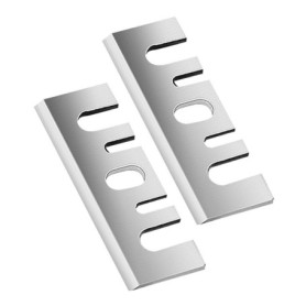 Uadme Lame Rabot 82mm, 2 Pcs Lames de Rabot Electrique, Couteau pour Raboteuse, Lame de Rechange de Rabot à Main, Remplacement p
