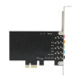 Carte Son PCIe, Carte Son 6 Canaux Matériel de Conversion de Signal Audio de Bureau Stéréo avec CD de Pilotes pour 7/Vista/XP 32