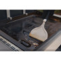 Weber Grattoir pour plancha,Acier Inoxydable, élimine Les Graisses et Les saletés, idéal pour Nettoyer la plancha, poignée Confo