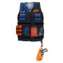 Nerf Elite Gilet, NER0157, Bleu et gris, Unique