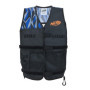 Nerf Elite Gilet, NER0157, Bleu et gris, Unique