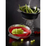 RÖSLE Passoire de Cuisine Rétractable - Tamis de Haute Qualité pour Légumes, Salade ou Pâtes - Acier inoxydable 18/10 - Silicone