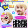MOYKSRR Peinture Corporelle pour Le Visage, Palette de Maquillage Enfants, 30 Couleurs Peinture Visage avec 4 Pinceaux, 40 Pocho