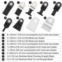 GUHAOOL 110 Pcs Lames de Scie Oscillantes, Outil Multifonction Saw Blades Accessoires Kit, Bois Plastique Métal Universelle Outi