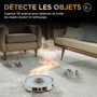 Shark PowerDetect Robot aspirateur à vidage Automatique avec Navigation 3D et LiDAR, Base Anti-allergène/Anti-Odeur, contourneme