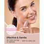 Rasoir Visage Femme Electrique Rechargeable: Rasoir Femme Electrique 2 Têtes Rechange, Doux et Indolore, Design Compact, Epilate
