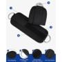 2Pcs Sangle Cheville Musculation Poulie, Sangle de Cheville Musculation Con Rembourré, Sangle Musculation et de Fitness sur Le C