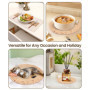 Zaxiva Lot de 6 Sets de Table Bohème, Tapis de Repas en Herbe Tissés à la Main aux Couleurs Primaires et Set Table Tissu en Coto