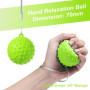 Étirement des doigts, Hand grip musculation, 3 niveaux de résistance handgrip, exercice des doigts, balle anti-stress, balle de 