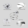 SWETON Porte Sèche Cheveux Mural, Rangement/Support de Sèche-Cheveux en 304 Acier Inoxydable, Accessoires pour Salle de Bain