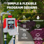 2 Sorties Irrigation Programmateur Arrosage Jardinage Quotidien avec Capture de Pluie