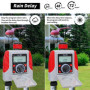2 Sorties Irrigation Programmateur Arrosage Jardinage Quotidien avec Capture de Pluie