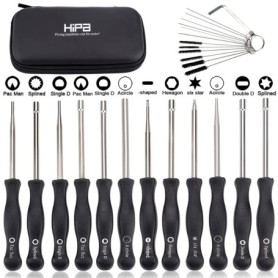 Biuhpa Set de 12 Outils de Réglage de Carburateur Réglage Tronçonneuse Tournevis Reglage Carburateur Tronconneuse 2 Temps Tourne