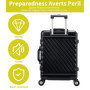 Roulette Valise, Roue Valise en Caoutchouc de 50x18mm avec Rondelles, Clés Et Vis, Roue Valise Universelle pour Bagages Pouvant 