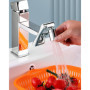 FAOKZE 1440 Degrés Aérateur de Robinet,Adaptateur de Robinet,2 Modes de Sortie,Aérateur de robinet,Fixation de Robinet Aérateur,