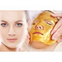 Lesb Masque Visage Collagène Or – - Pour Le Anti-Rides, Anti-Ridules, Sérum Acide Hyaluronique Hydratant. Contient 24K D’Or Prés