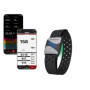Cardiosport Brassard de moniteur de fréquence cardiaque Bluetooth ANT+ pour course à pied, cyclisme, gym, compatible avec l'appl
