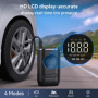WYRIAZA Gonfleur Pneus Voiture, Compresseur à Air Portatif 150PSI 4X Plus Rapide, avec LCD Numérique et Lumière LED, 4 Modes Com
