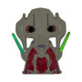 Funko Pop! Large Enamel Pin Star Wars: General Grievous Chase - Général GrievousPin en Émail - Broche Fantaisie Mignonne à Colle