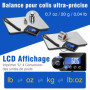 RAOYAN Balance Colis 300kg avec Haute Précision 20g, Pèse Colis Professionnel, Grand Écran LCD, Fonction Tarage, Alimentation su