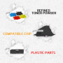 GREENPRINT 4 Couleurs Cartouches de Toner Compatible pour XEROX VersaLink C400 C400n C400dn C405 C405n C405dn MFP 【Très Haut ren