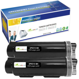 GREENPRINT Cartouches de Toner Compatibles 6510 6515【Extra High Yield】 5500 Pages 2 Noir pour Xerox Phaser 6510n 6510dn 6510dni 