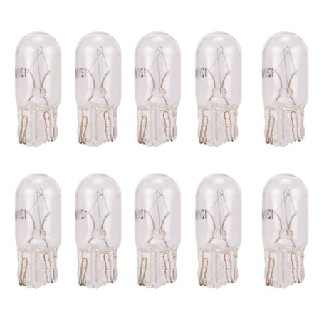 iJiZuo 10pcs Blanc T10 Ampoules LED, 5W Plaque D'Immatriculation Light, Feux de Positionnement Latéraux Plaque D'immatriculation