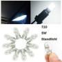 iJiZuo 10pcs Blanc T10 Ampoules LED, 5W Plaque D'Immatriculation Light, Feux de Positionnement Latéraux Plaque D'immatriculation