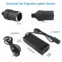 BYGD Adaptateur 12v 220v 10A 120W, Adaptateur 220v 12v Allume Cigare Convertisseur Prise Allume-Cigare de Voiture Adaptateur d'a