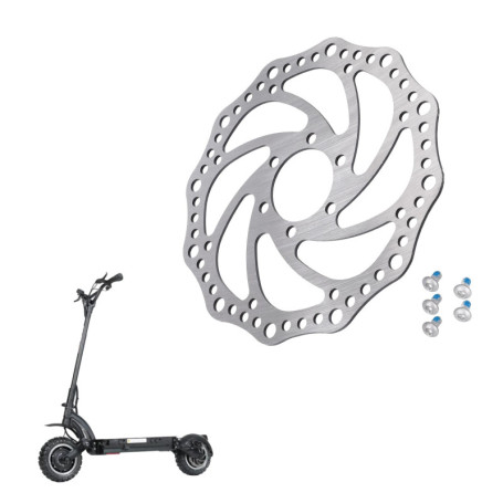 Fututech 160mm Disques de Frein en Acier Inoxydable pour Dualtron Thunder Ultra Plaquette de Frein Scooter Electrique Pièces de 