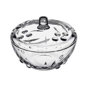 Pasabahce 97236 Perla Sucrier / Bonbonnière en verre avec couvercle