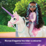Unicorn Academy, Licorne Glacier avec tête Mobile, 2 Accessoires d'équitation, 27,9 cm, Convient aux poupées Mannequin Layla, au