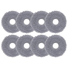 Geoviizon Lot de 8 serpillères de rechange pour robot Roborock Q Revo/Qrevo MaxV/Qrevo Master/Qrevo Slim/Qrevo Pro/Qrevo S/Qrevo