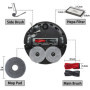 Geoviizon Accessoires pour aspirateur Roborock Saros 10R, 1 brosse principale, 4 filtres HEPA, 6 tampons de nettoyage, 5 sacs à 