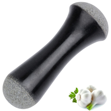 Tianman Pilon de rechange en granit, 15 cm de long, non poli, utiliser un pilon aux deux extrémités (mortier non inclus) (granit