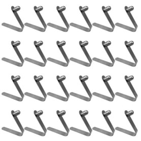 10x6mm Kayak Pale Boutons-pression,24 Paquet Clips de Pagaie de Kayak en Acier Inoxydable,Clips à Ressort de Kayak,Clip à Ressor