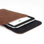 MOELECTRONIX Étui de protection en cuir véritable pour liseuse Pocketbook Touch HD 3 | Touch Lux 4 | Étui de protection fin avec