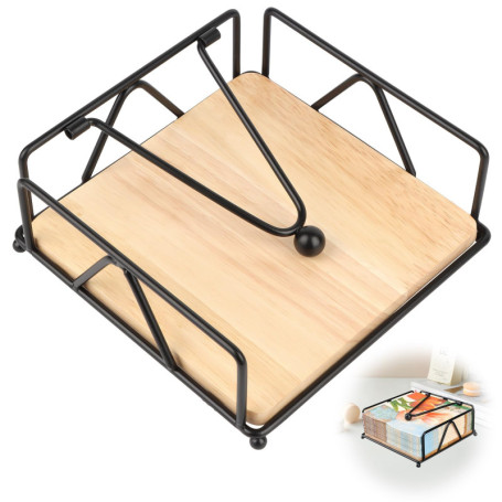 TNOMSNO Porte Serviette Papier, Imperméable, Antirouille et avec Barre Lestée Porte Serviette de Table, Distributeur Serviette P