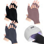 3 Paires Gants Anti UV, Mitaine Femme, Gant Anti UV pour Lampe UV Ongles Gel, Sport, Conduite, Jardinage, Protection Solaire Quo