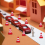 GTYHH Mini Cônes De Signalisation 30 Pièces, Modèles De Barrage Routier, Panneaux De Barrage Routier, Modèles Pédagogiques pour 