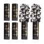 Lot de 6 canons à confettis, confettis biodégradables, adaptés pour les fêtes, Noël, mariages et autres fêtes
