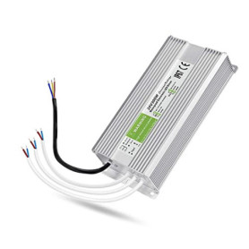 JOYNANO 300W Alimentation étanche 24V 12.5A AC-DC Convertisseur IP67 pour CCTV Surveillance LED Affichage Lumière extérieure et 