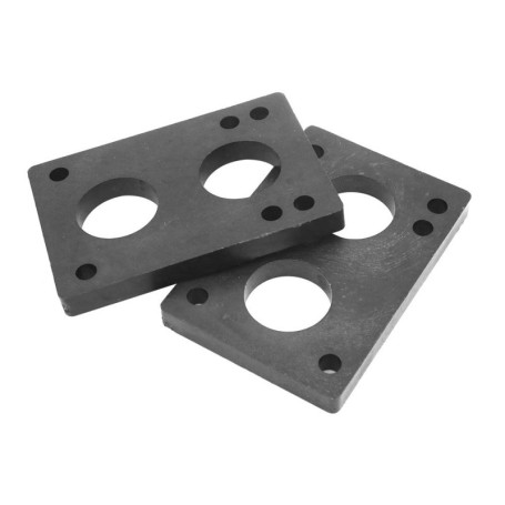 POFET Lot de 2 élévateurs universels pour skateboards, longboards, rehausseurs de 1,27 cm - 1/4" - 1/8"