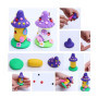 Xrten Pâte Polymère, 32 Couleurs Pâte À Modeler Non Toxique DIY Pâte Craft Kit Outils de Modélisation, L'accessoire